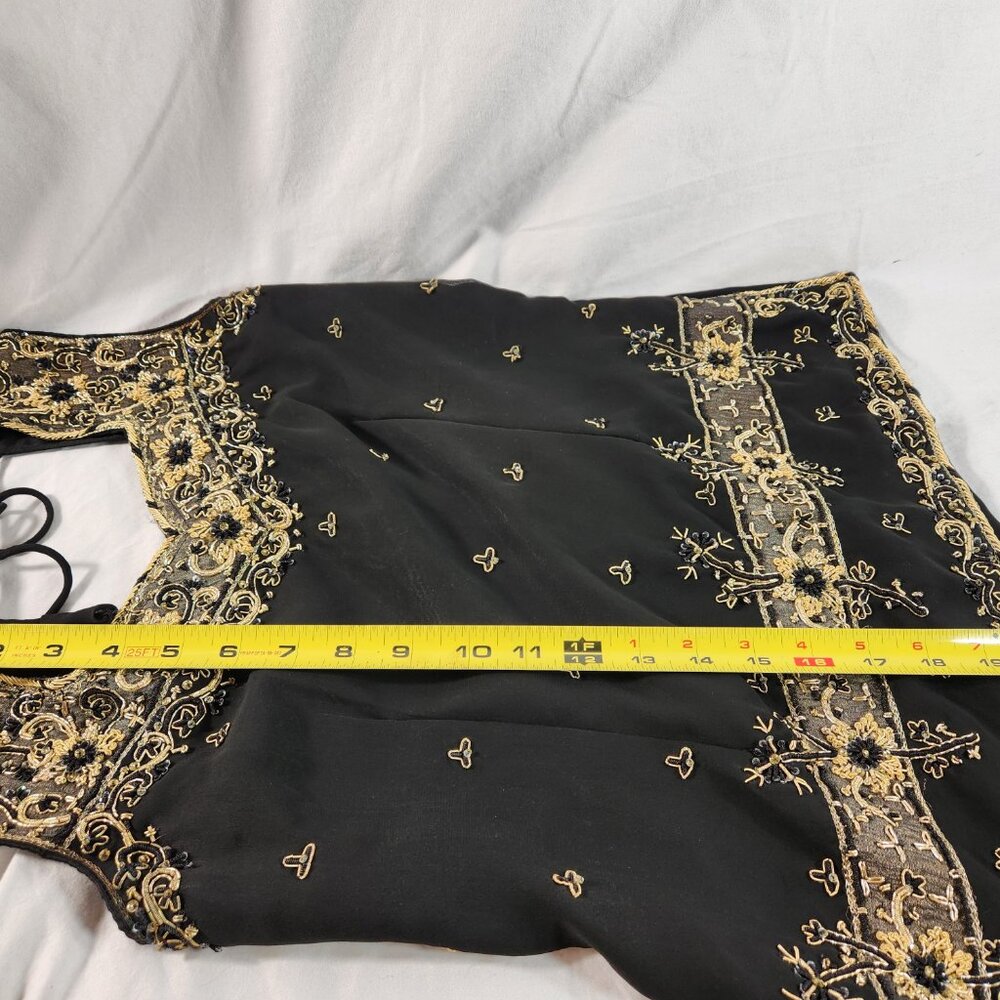 Womens Traditional Indian Pants Top & Skirt 3-Pc. Read Desc for Sizing EUC - Picture 11 of 16